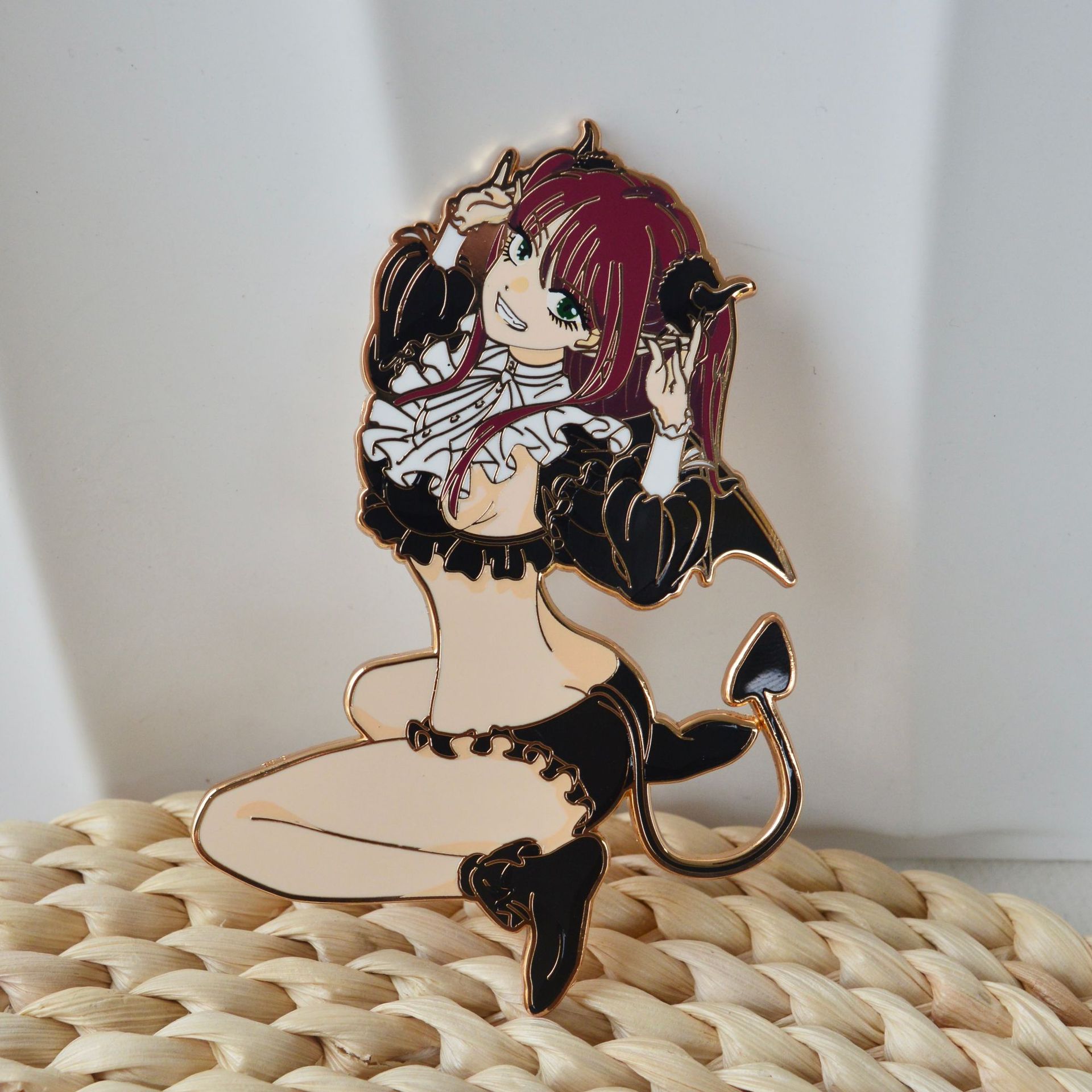 Embroidery Kaftan - アニメ私のドレスアップダーリン ‌ 北川マリンコスプレ衣装バッジピンアクセサリーバックパックペンダント金属小道具ブローチ