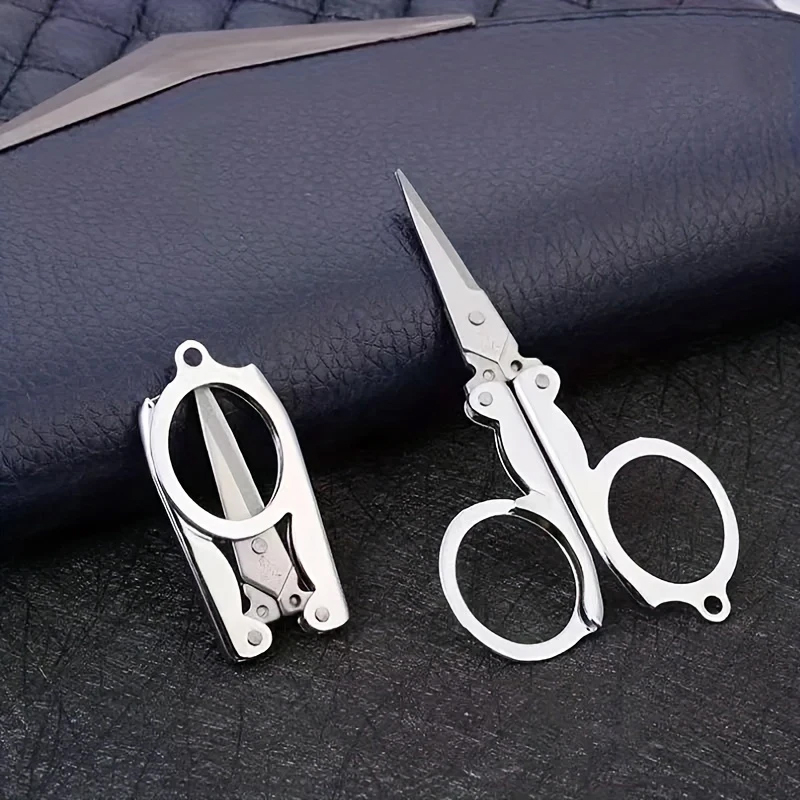 Embroidery Scissors Small - 刺embroidery用折りたたみはさみ、小さな工芸品、鋭い刃、緊急ミニ、折りたたみ式縫製はさみ、糸テーラーはさみ、1個