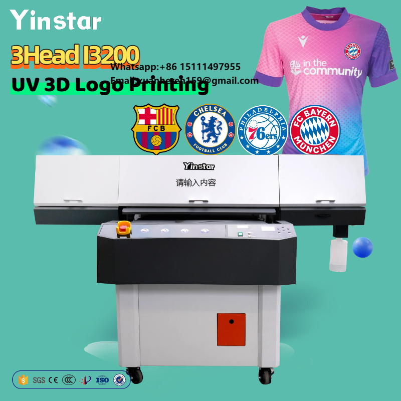 Embroidery Logo - インスター カスタムTPUパッチプリンター UV DTF 3Dテクスチャ刺繍プリンター ロゴバッジ印刷