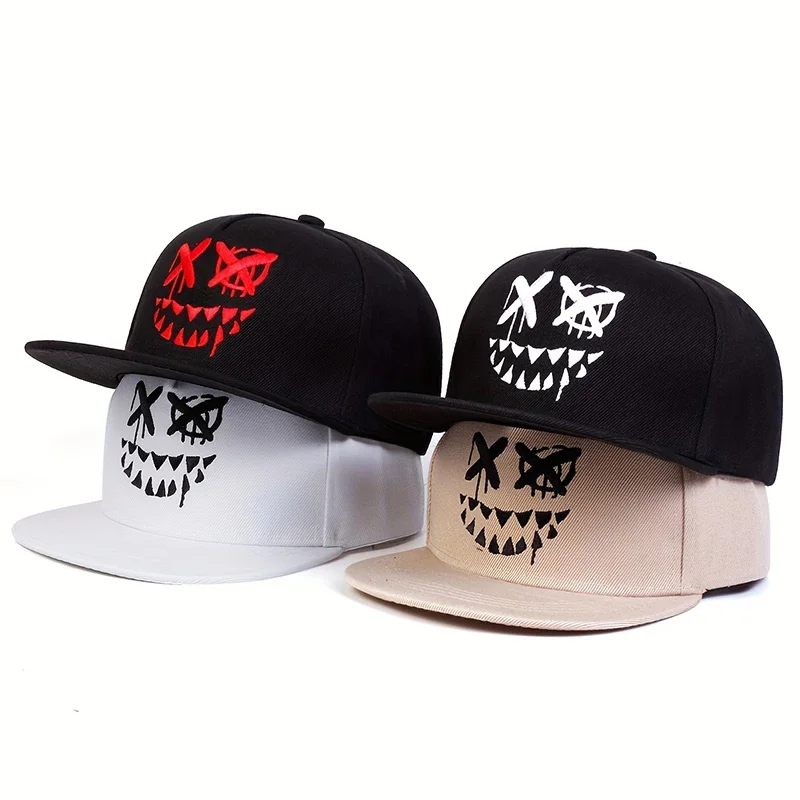 Embroidery Hat Machine - ヒップホップ男性用キャップパーソナライズされた刺繍野球帽調節可能な綿スナップバック帽子春夏屋外太陽の帽子レジャー帽子