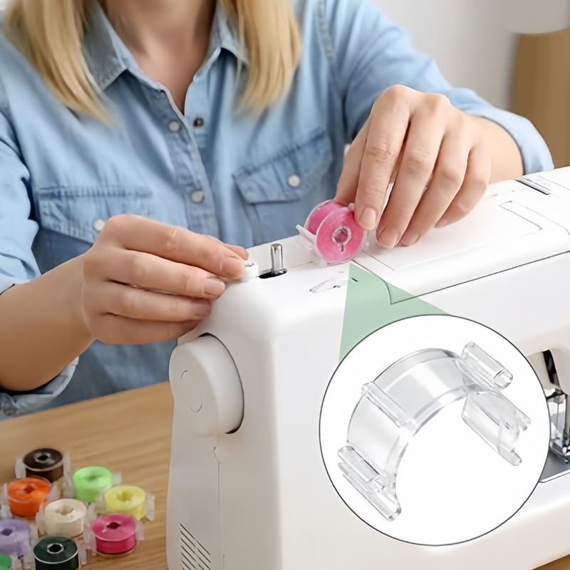 56個のボビンクリップ、糸を清潔に保ちます、ミシン用、刺繍プ - Embroidery Threads のレビューと価格