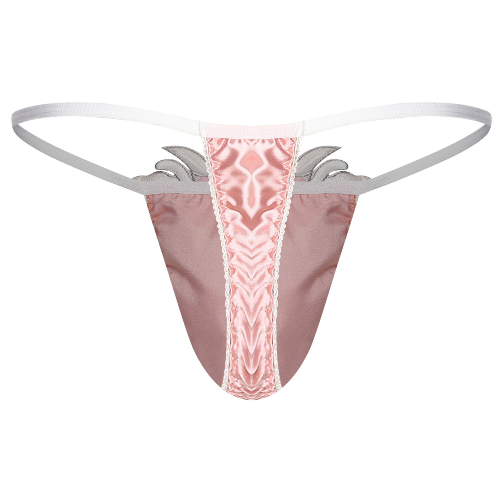 シシーTバックソング下着 メンズ ローライズ 花柄刺繍パッチ - Embroidery Underwear のレビューと価格