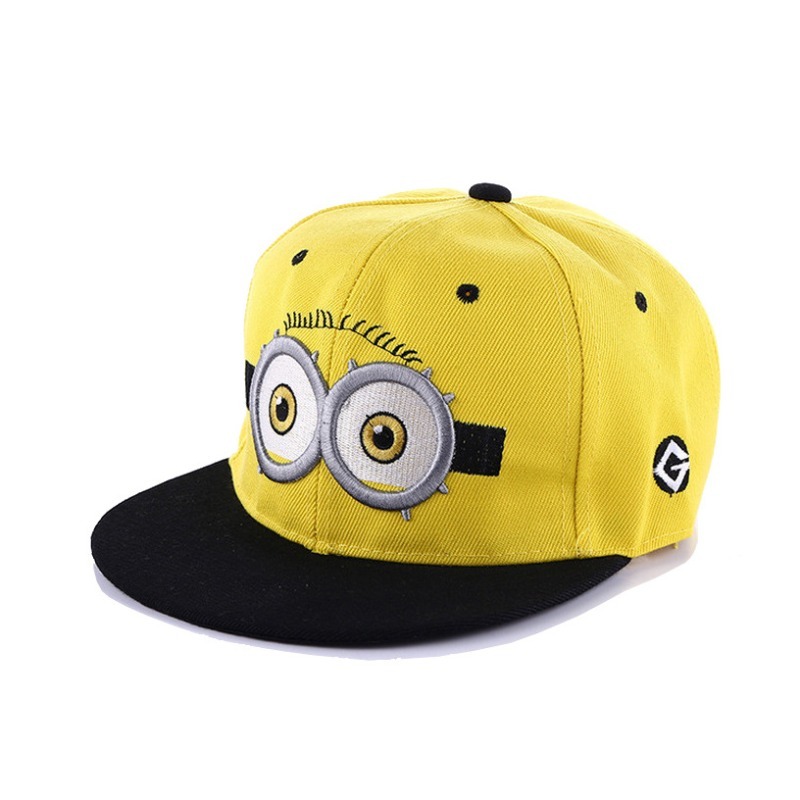 ミニオンズ野球帽アニメ子供大人面白い旅行ヒップホップサンバイ - Embroidery Hat Machine のレビューと価格