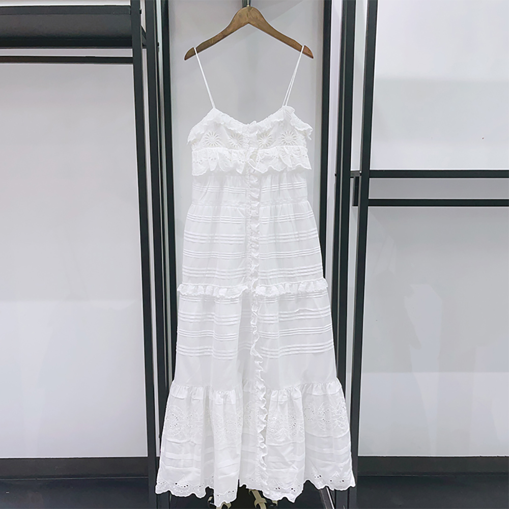 2026年夏 女性用100%コットン スパゲッティストラップ - Embroidery Eyelet のレビューと価格