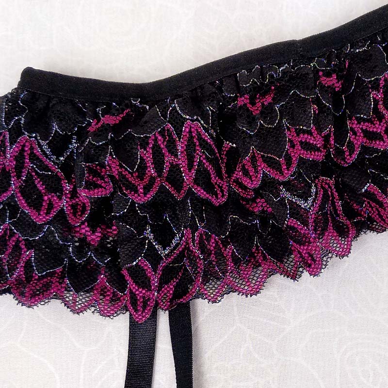 ファッションセクシーなサスペンダー弱虫ドレスシアーレース刺繍 - Embroidery Underwear のレビューと価格