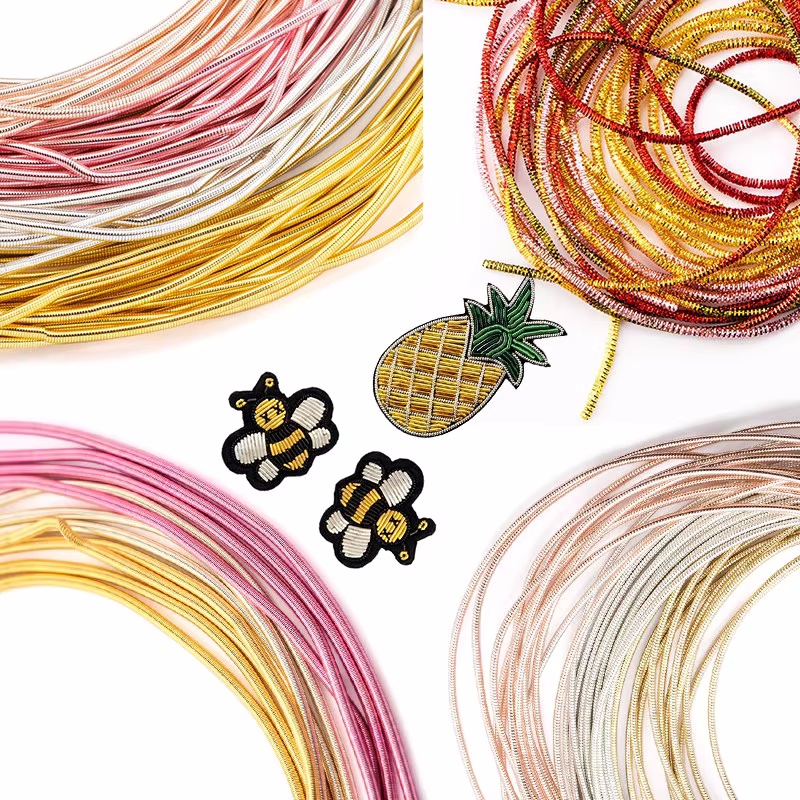 2.6 メートル 1-1.5 ミリメートル地金ワイヤーフレン - Embroidery Threads のレビューと価格