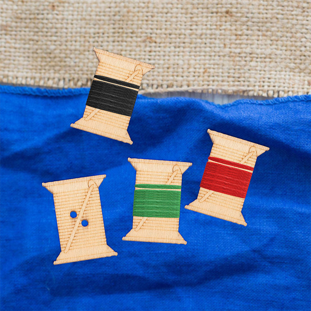 100個入り 木製刺繍糸ボビン 糸巻きカード 天然素朴な巻き - Embroidery Threads のレビューと価格