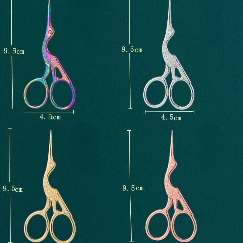 クレーンマウスシザー レトロクロスステッチ アンティークブラ - Embroidery Scissors Small のレビューと価格
