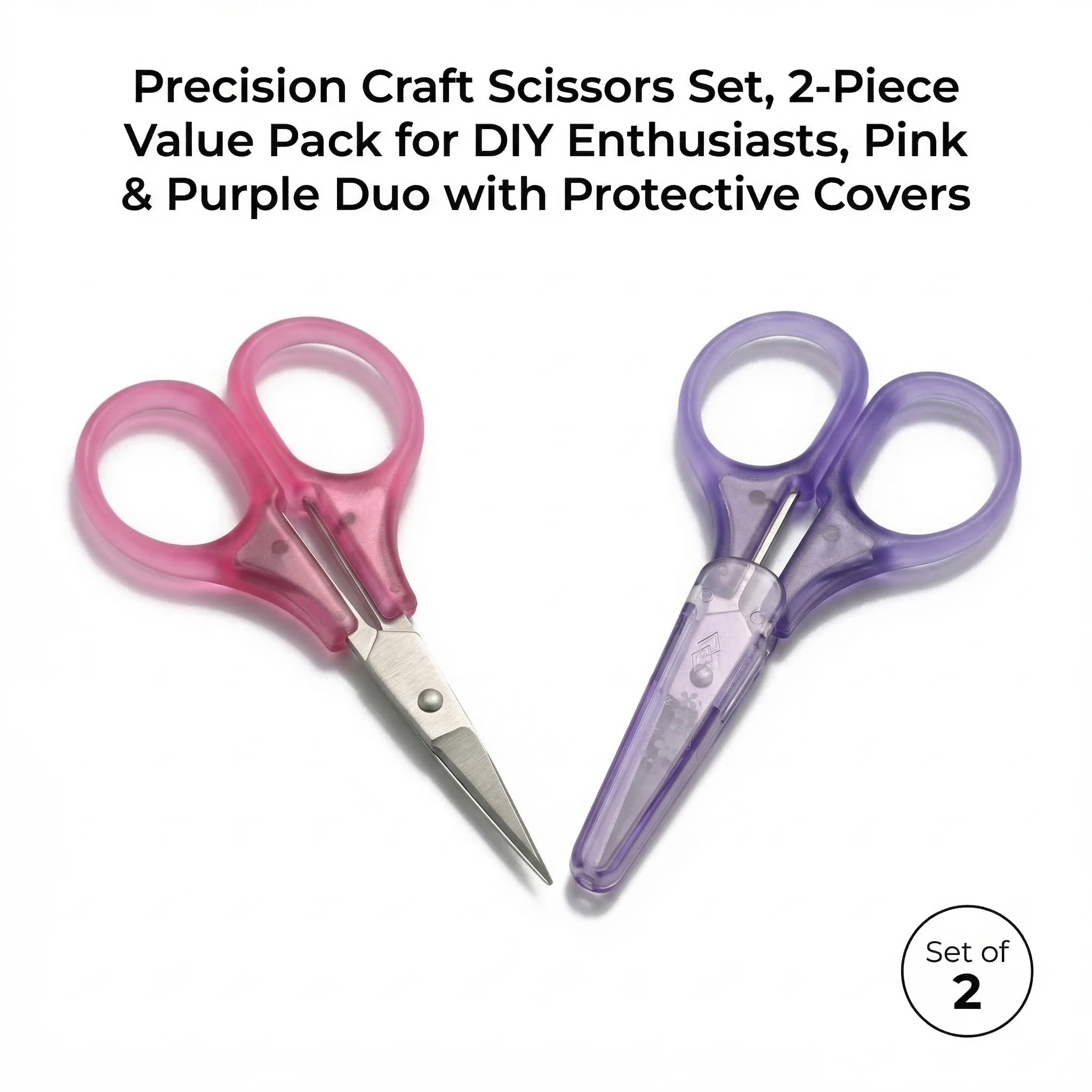小型旅行用裁縫はさみセット、高精度のストレートシャープチップ - Embroidery Scissors Small のレビューと価格