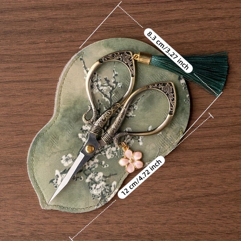 中国製ヴィンテージミニ刺繍はさみ、タッセル装飾クラフトシザー - Embroidery Scissors Small のレビューと価格