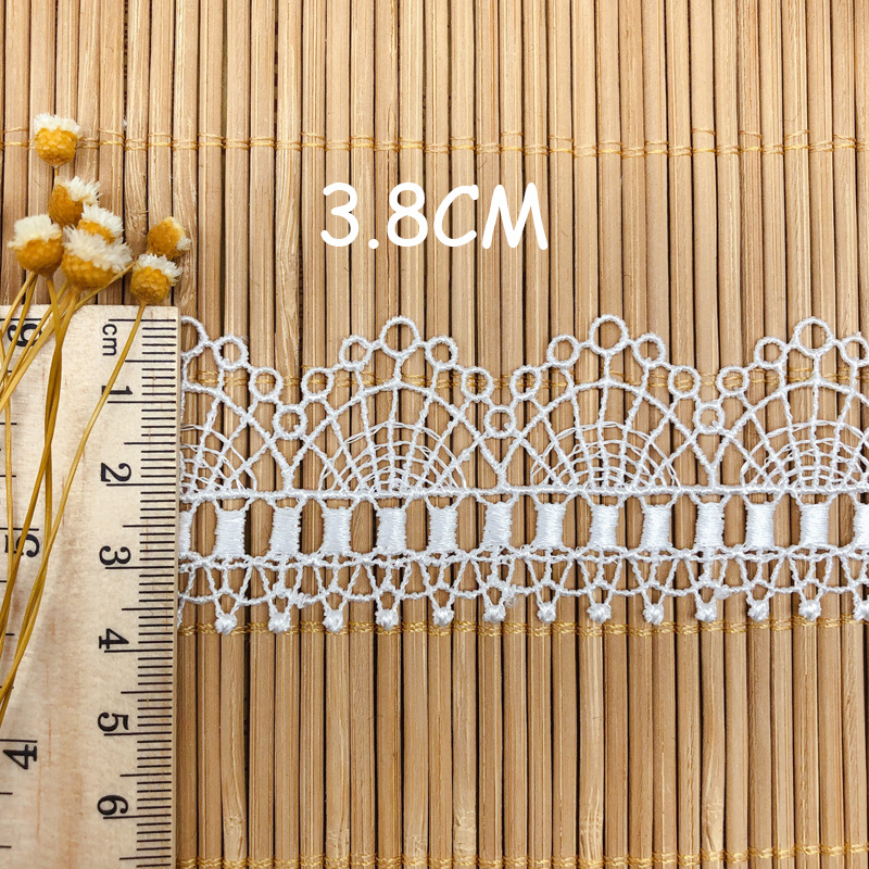 中空刺繍鎖骨チェーンパジャマ下着レーストリムリボン DIY  - Embroidery Underwear のレビューと価格