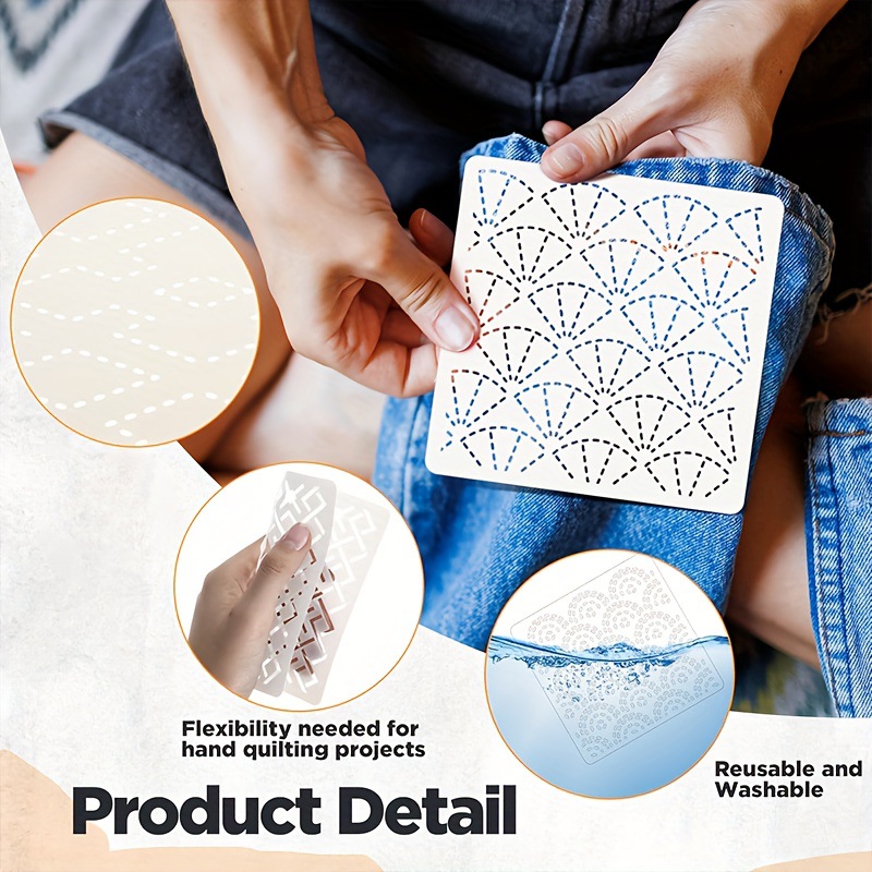 30 個の刺繍テンプレート DIY 刺繍パターン幾何学ライン - Embroidery Diy のレビューと価格