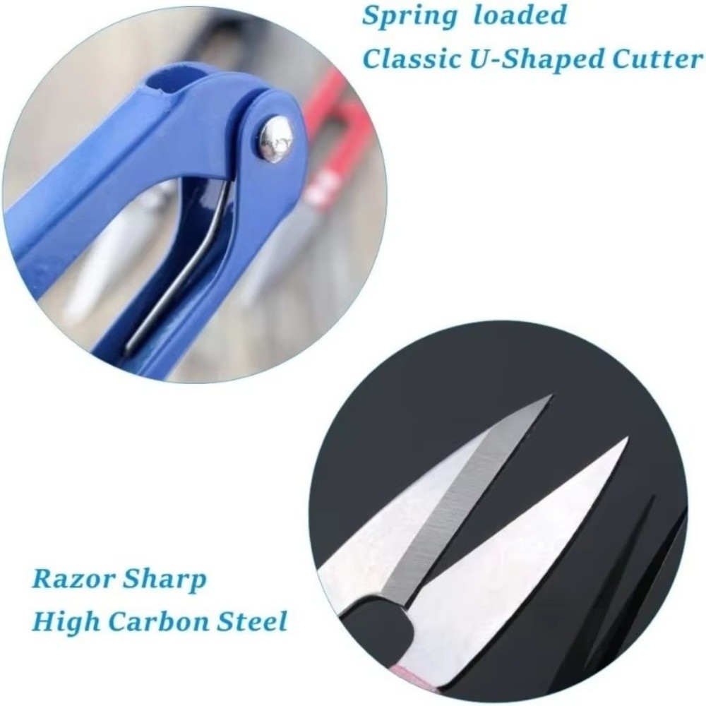 新しいU字型裁縫鋏、金属製剪定鋏、釣り用鋏、小さなクロスステ - Embroidery Scissors Small のレビューと価格