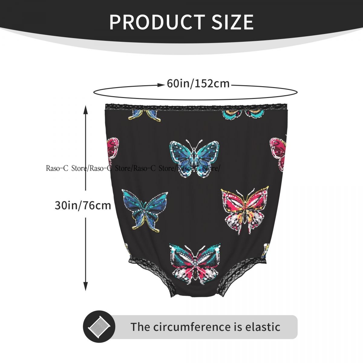 面白いおばあちゃん用下着、刺繍とラインストーン付きトロピカル - Embroidery Underwear のレビューと価格