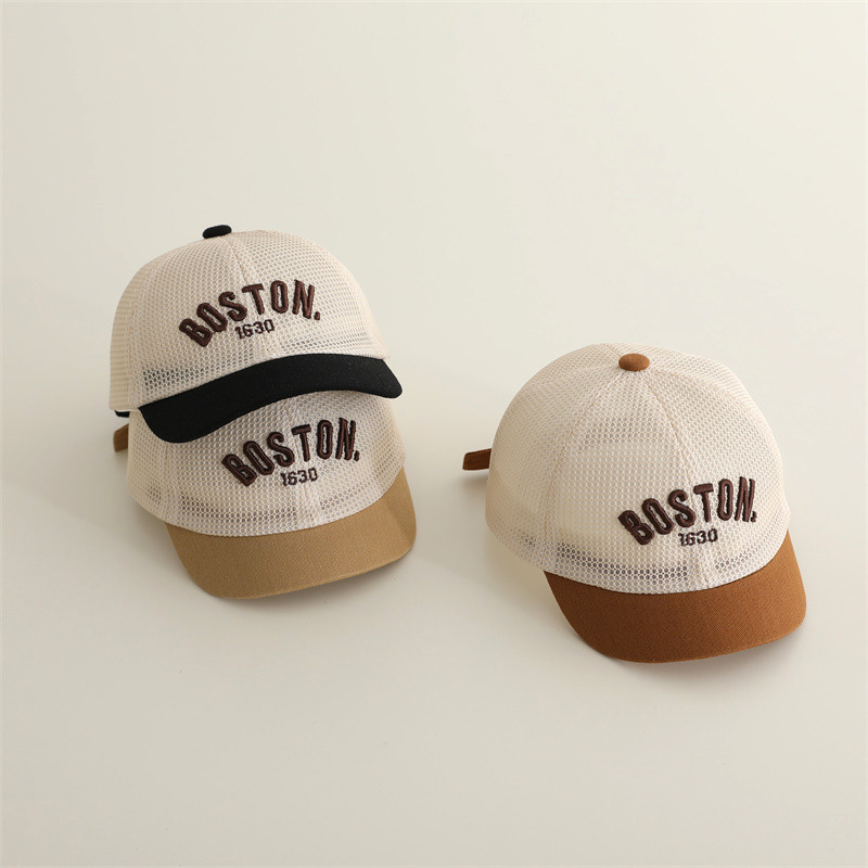 文字刺繍入りベビーベースボールキャップ 夏用メッシュ通気性幼 - Embroidery Hat Machine のレビューと価格