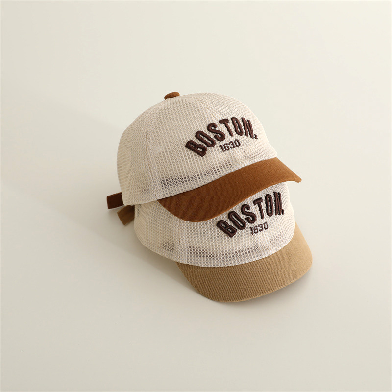 文字刺繍入りベビーベースボールキャップ 夏用メッシュ通気性幼 - Embroidery Hat Machine のレビューと価格