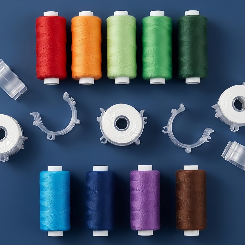 30個入り 糸を清潔に保つクリアボビンホルダー、刺繍プロジェ - Embroidery Threads のレビューと価格