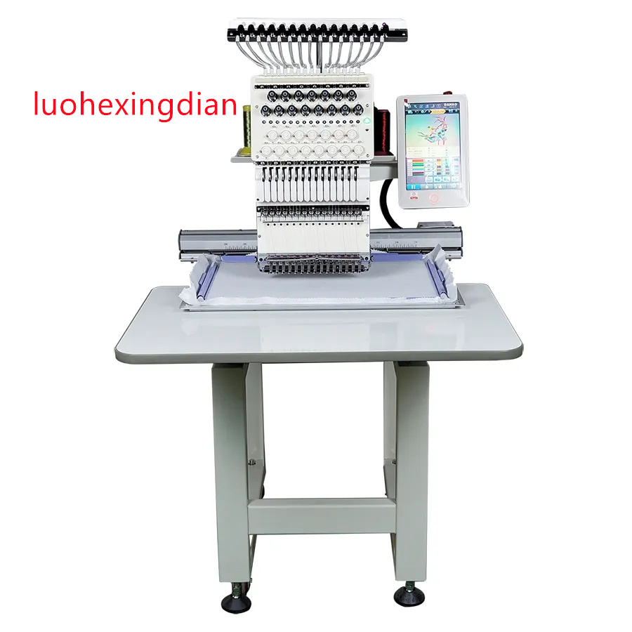 シングルヘッド高速全自動写真刺繍機（ブラザー、タジマ、バルダ - Embroidery Hat Machine のレビューと価格