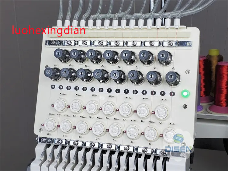 シングルヘッド高速全自動写真刺繍機（ブラザー、タジマ、バルダ - Embroidery Hat Machine のレビューと価格